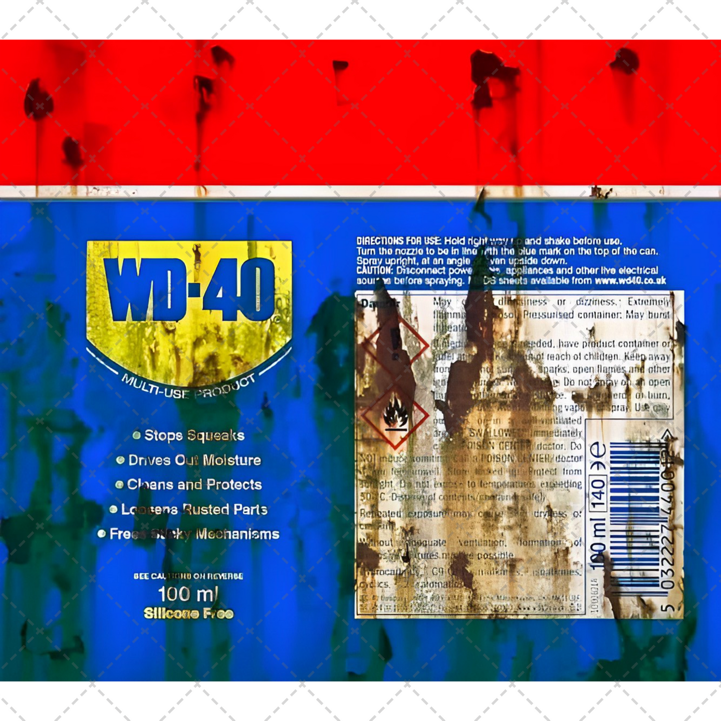 WD40 Tumbler Wrap - Sublimation Transfer