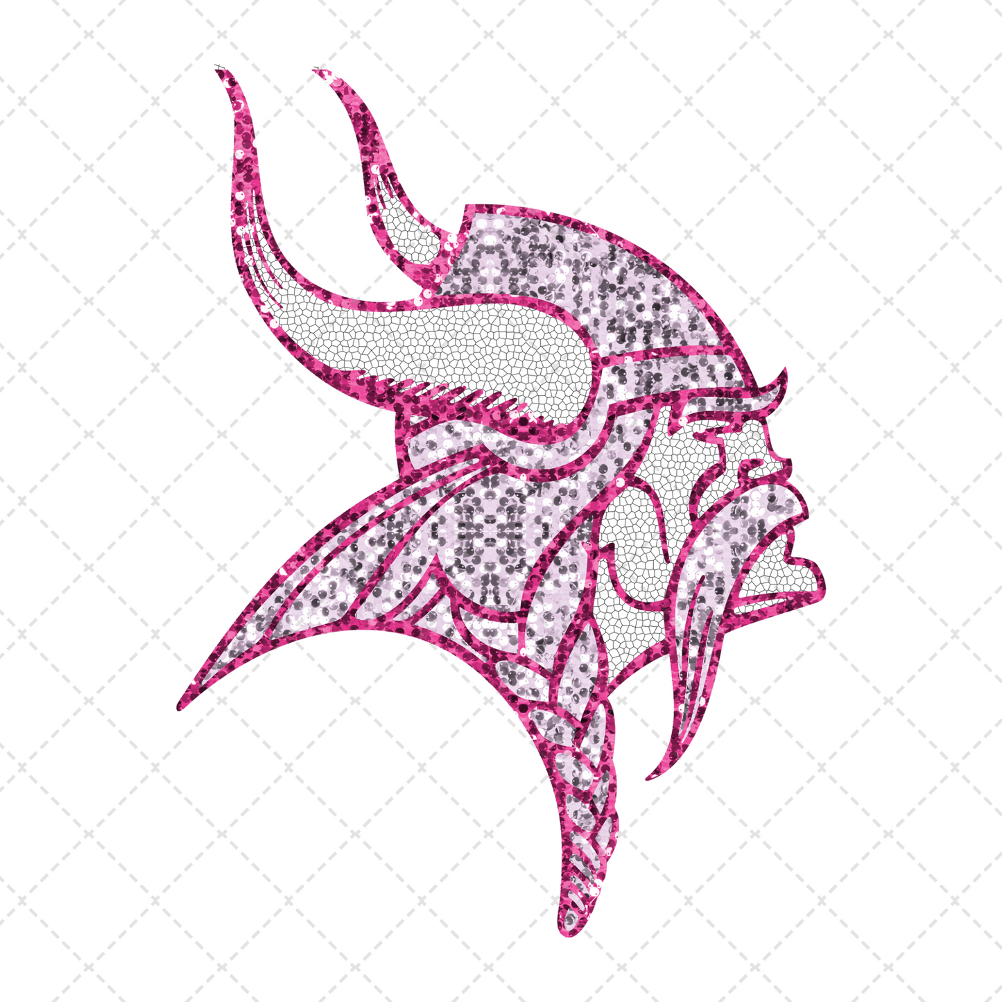 Vikings Pink Transfer