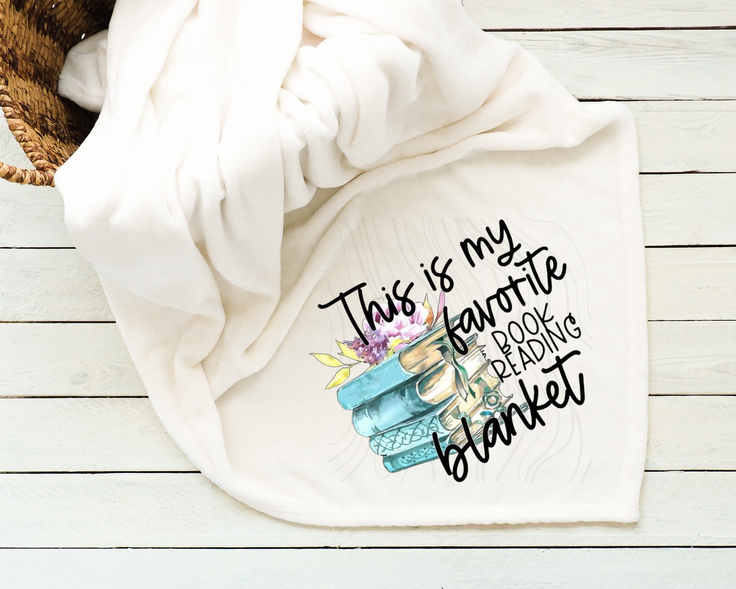 Favorite Book Reading Blanket Transfer