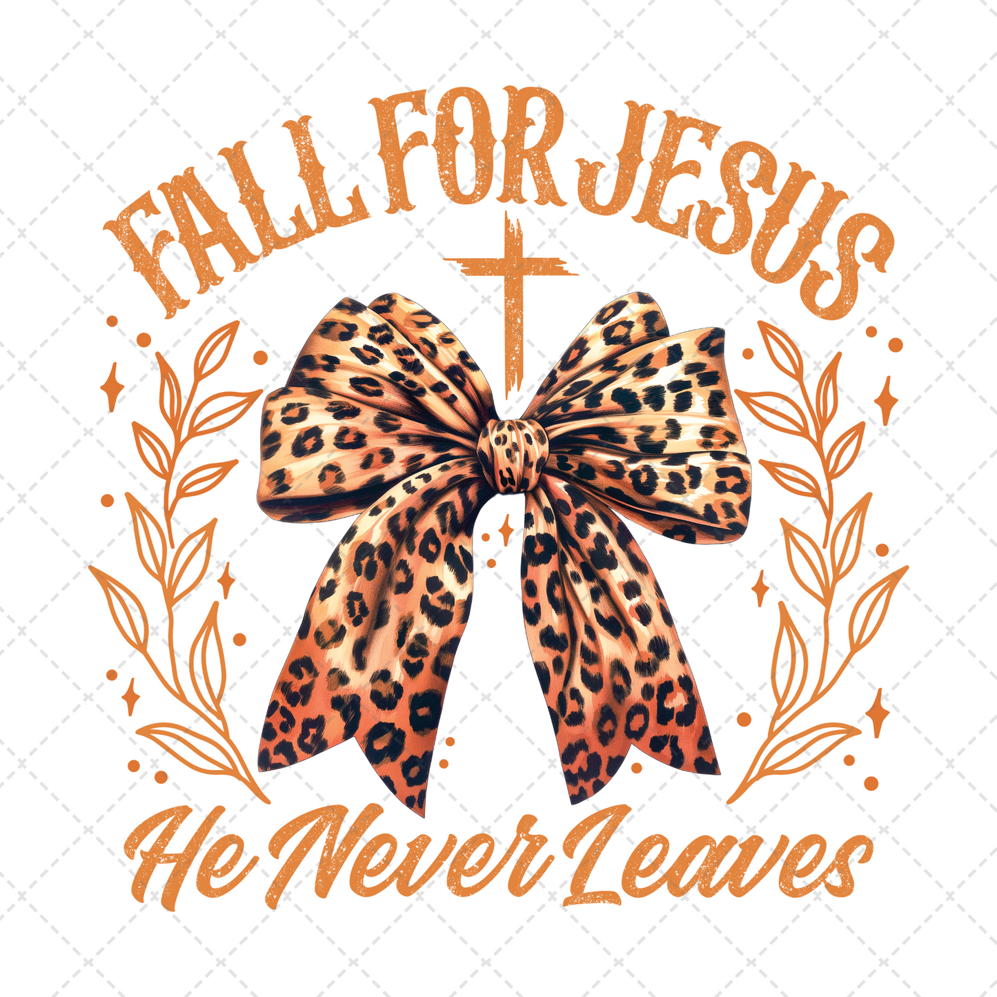 Fall For Jesus Coquette Transfer