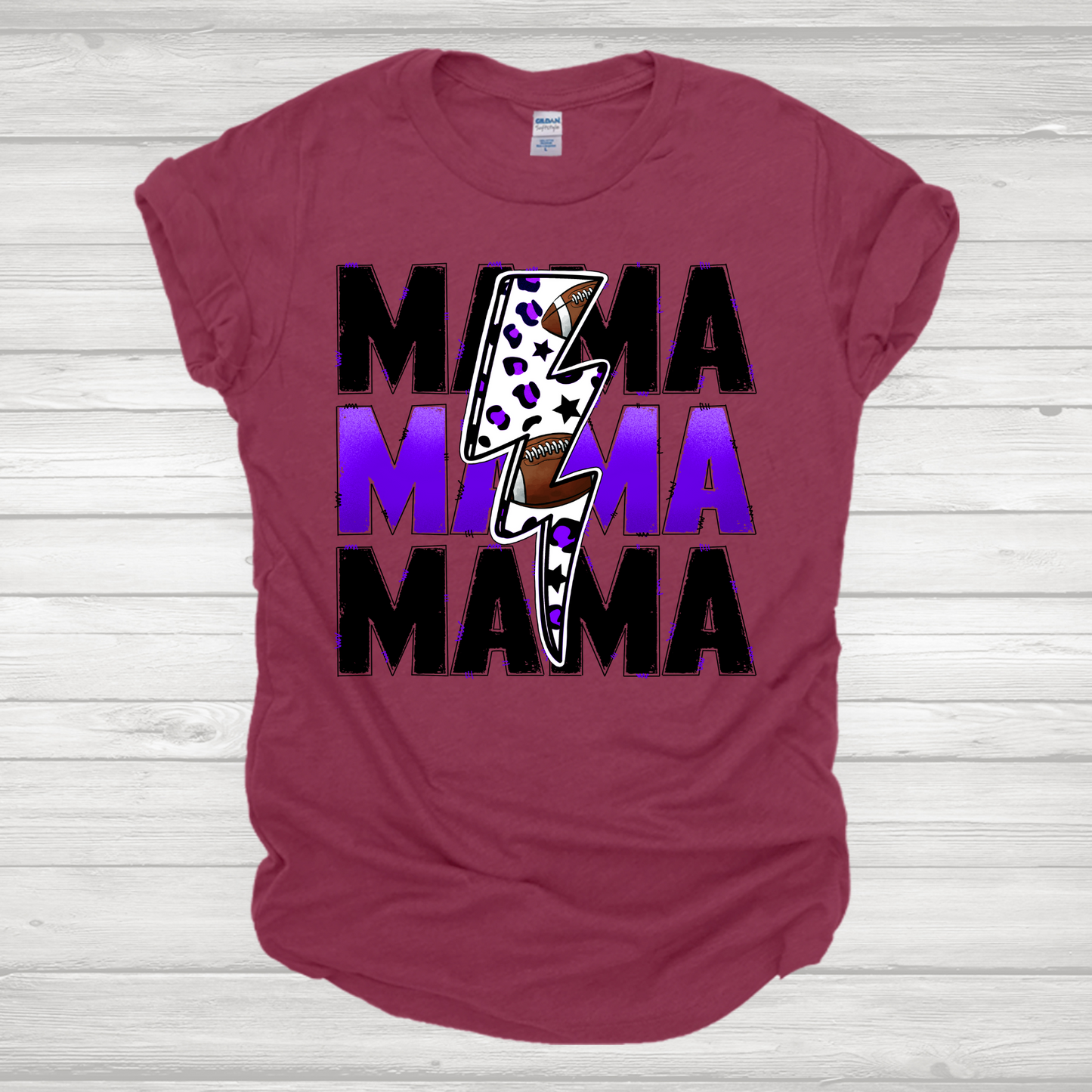 Football Mama Purple Transfer