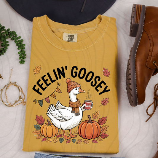 Pumpkin Latte Goose Transfer