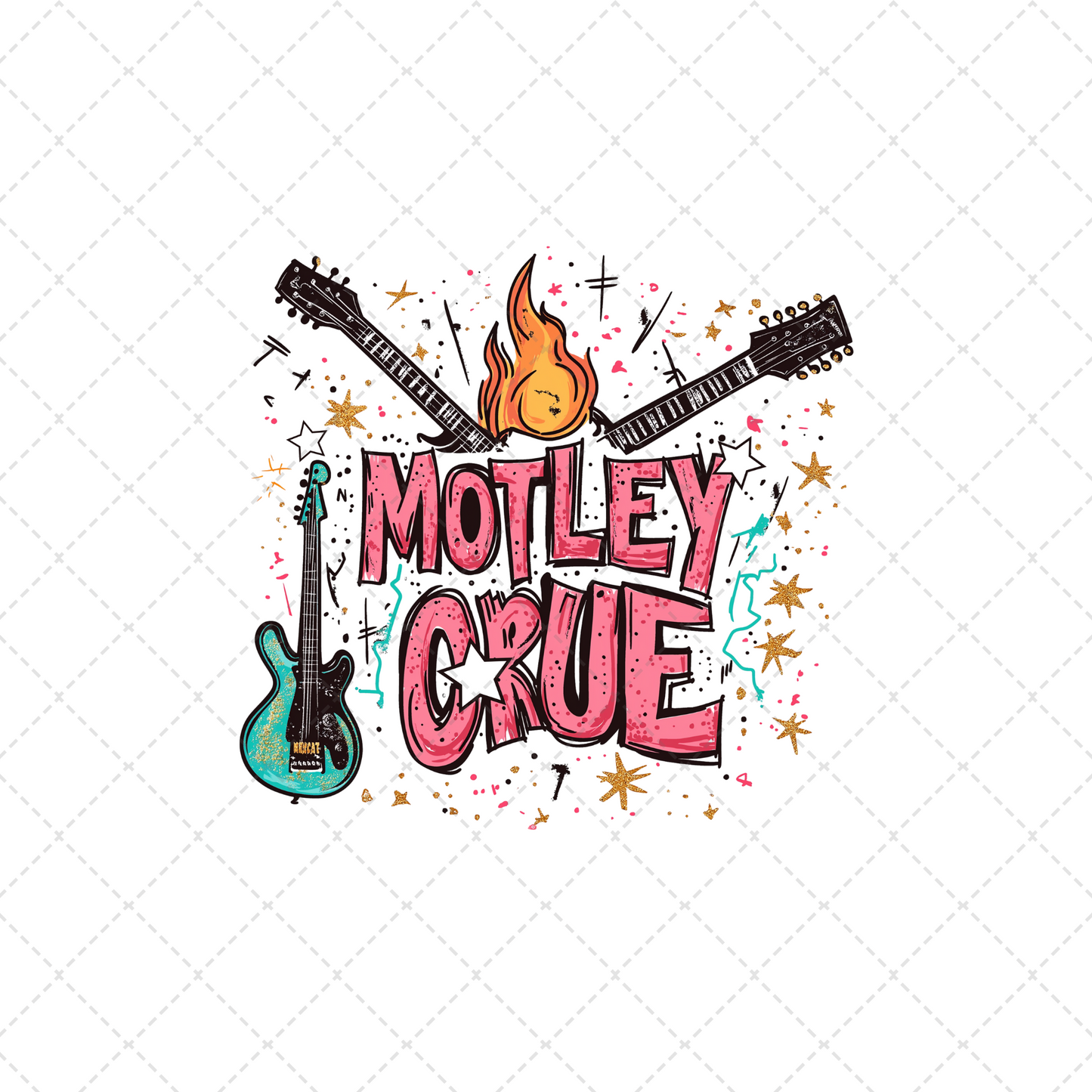 Motley Crue Transfer ** TWO PART* SOLD SEPARATELY**