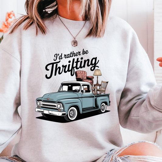 Id Rather Be Thrifting Truck Transfer**Sold Separately**