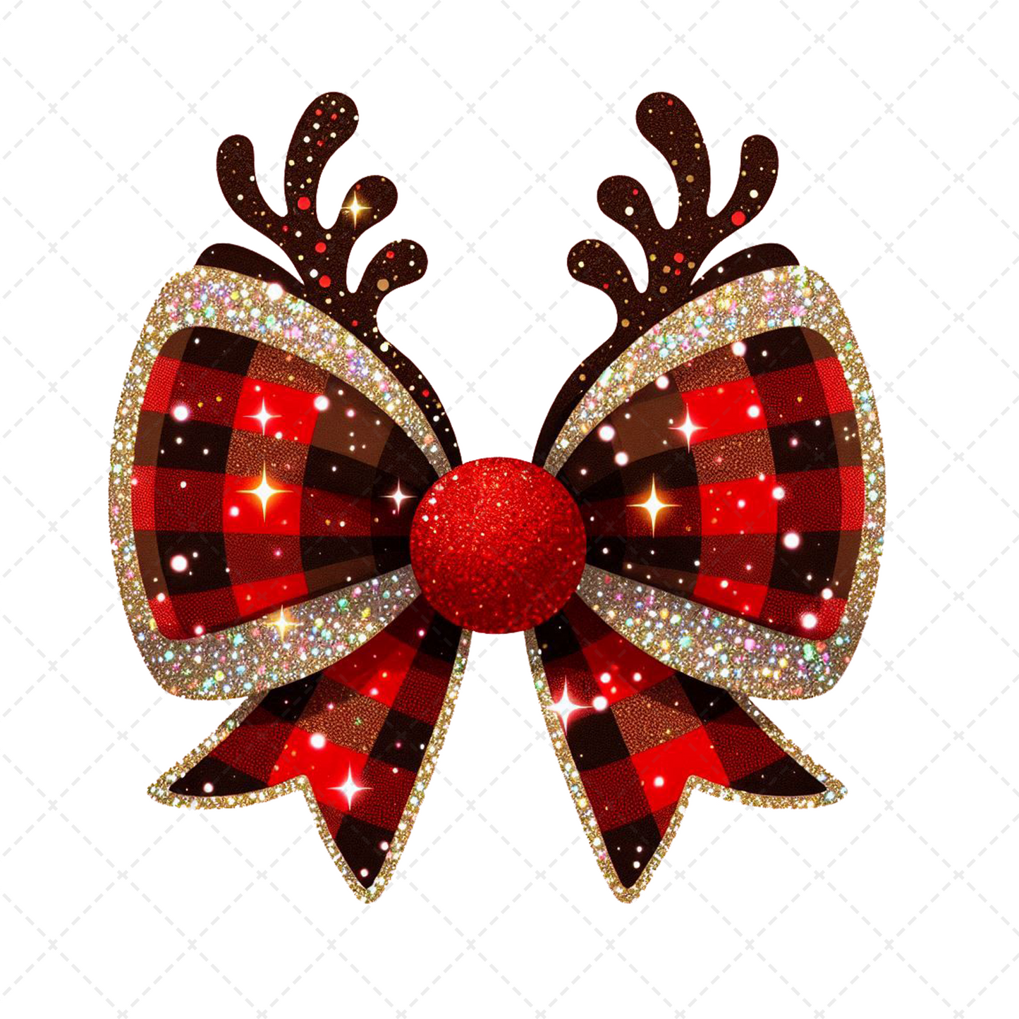 Reindeer Bow Transfer