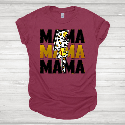 Softball Mama Gold Transfer