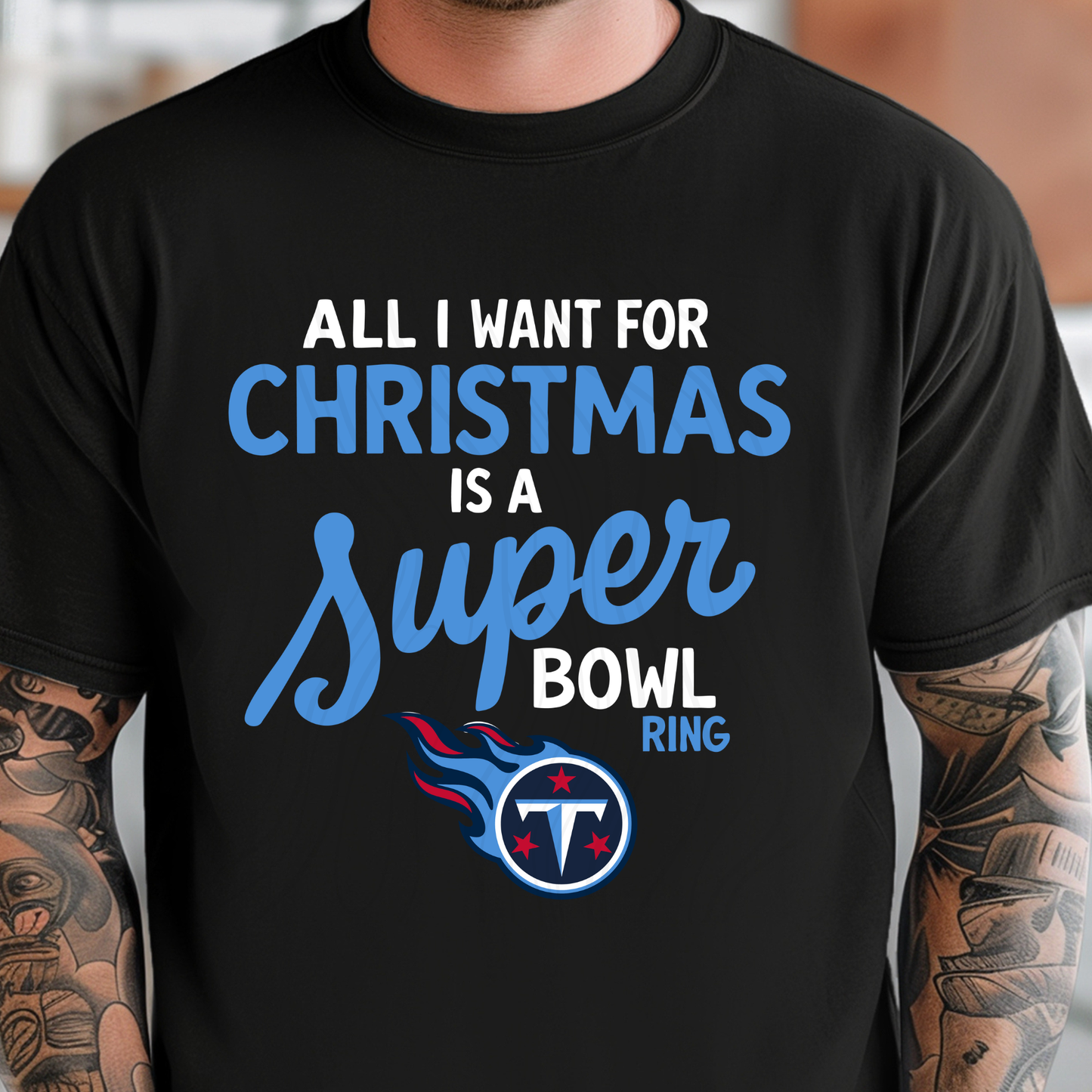 Christmas Super Bowl TT Transfer**SOLD SEPARATELY**