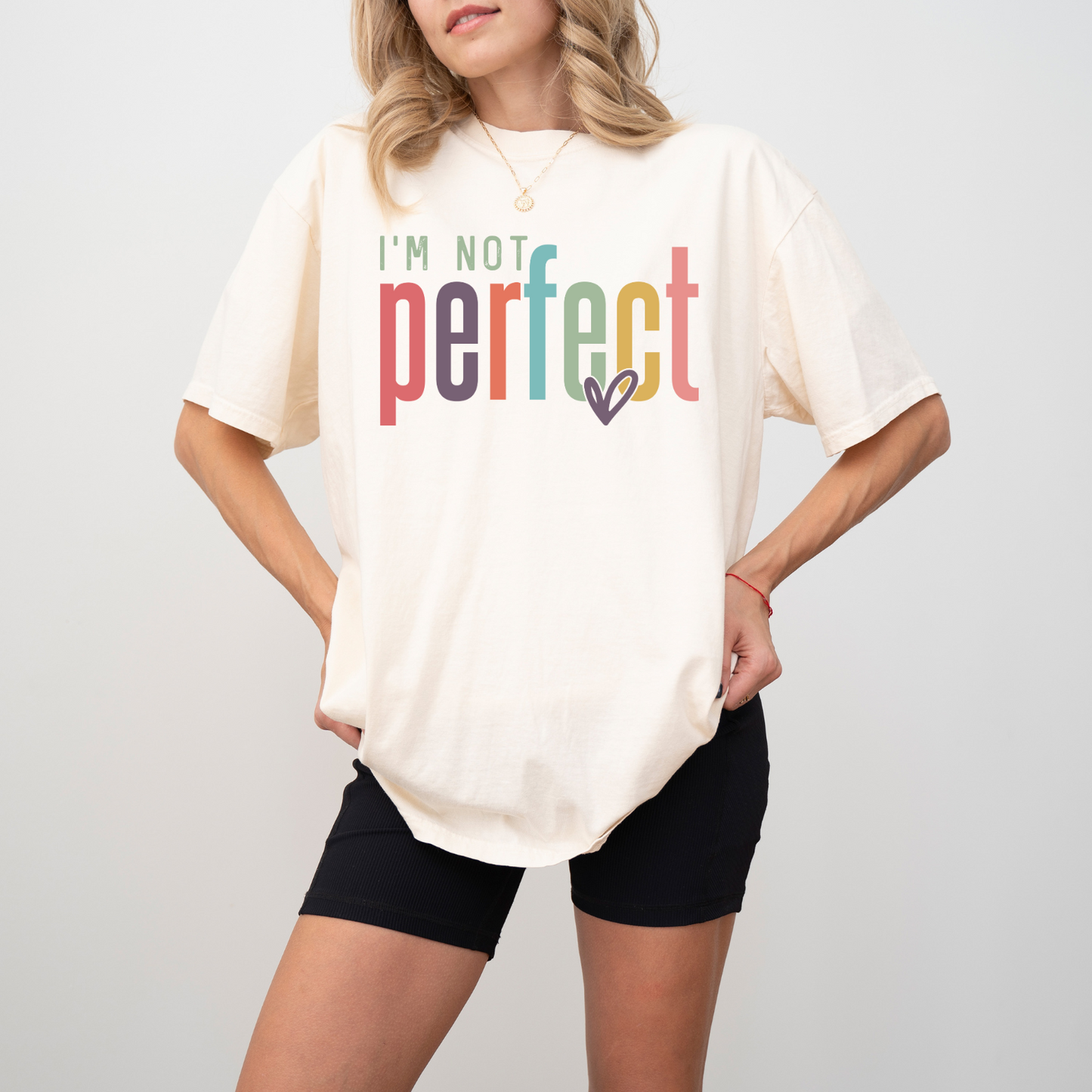 I'm Not Perfect   - ** CLEAR FILM SCREEN PRINT TRANSFER