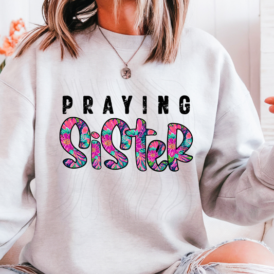Praying Sister Transfer**SOLD SEPARATELY**