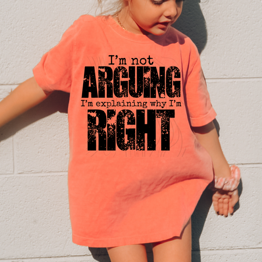 Im Not Arguing Im Explaining Transfer