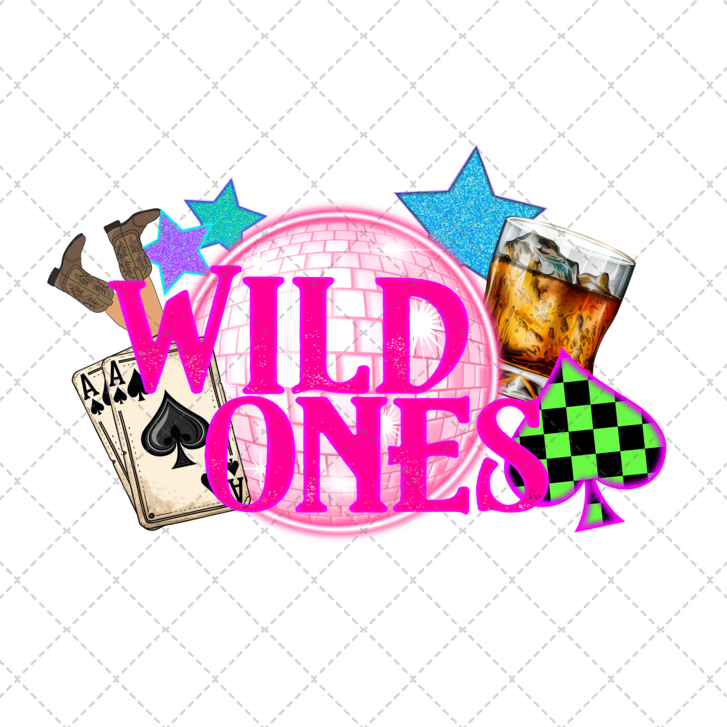 Wild Ones Faux Patch Transfer