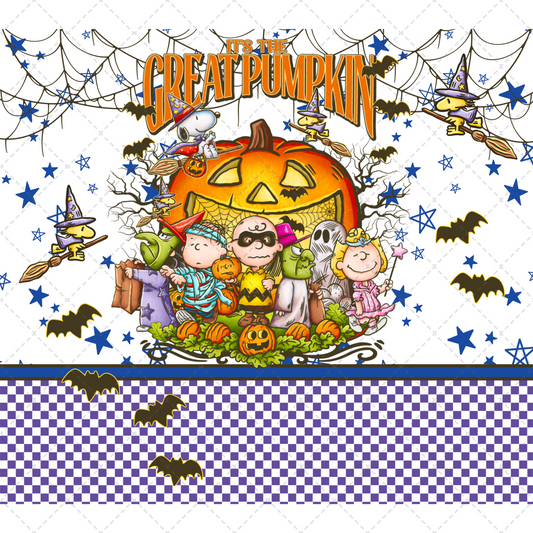 Great Pumpkin Tumbler Wrap - Sublimation Transfer