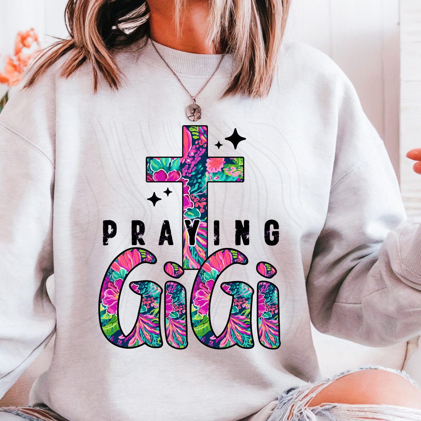 Praying Gigi Transfer**SOLD SEPARATELY**