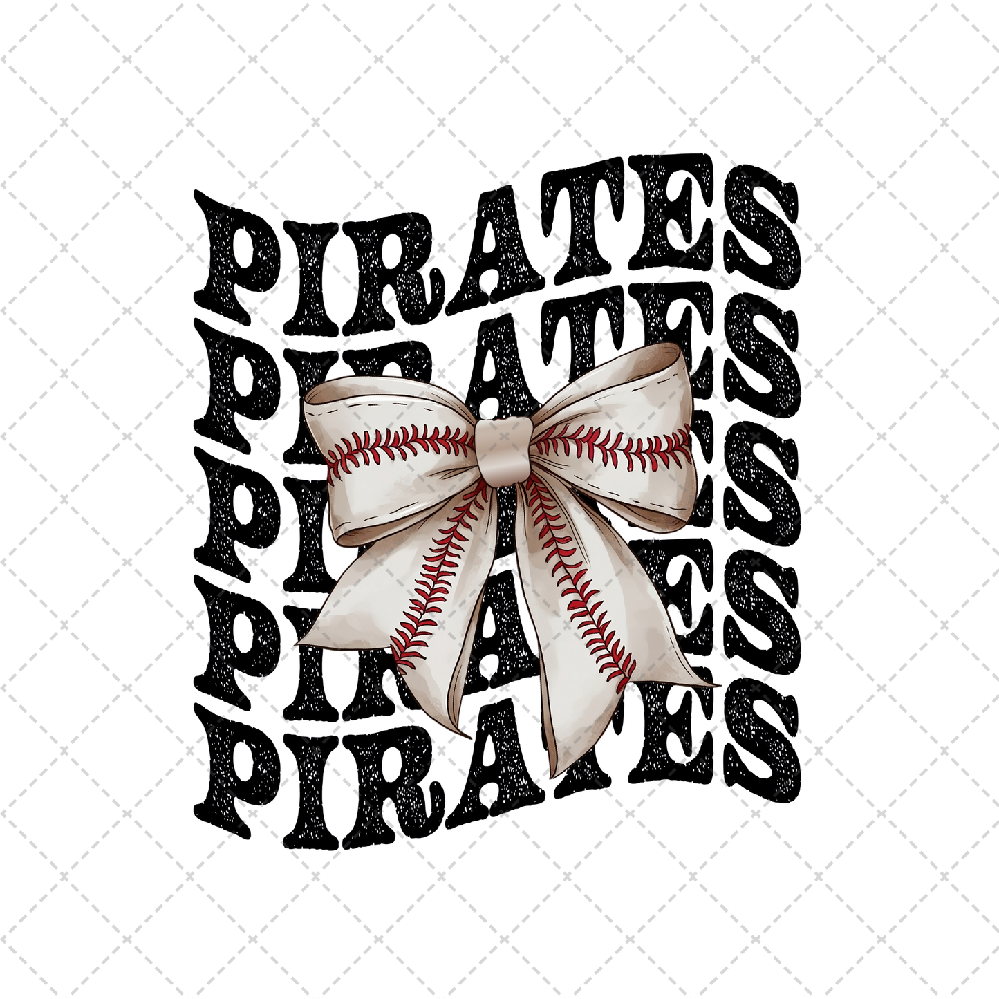 Pirates Coquette Transfer ** TWO PART* SOLD SEPARATELY**