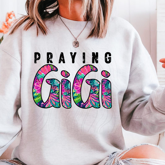 Praying Gigi Transfer**SOLD SEPARATELY**