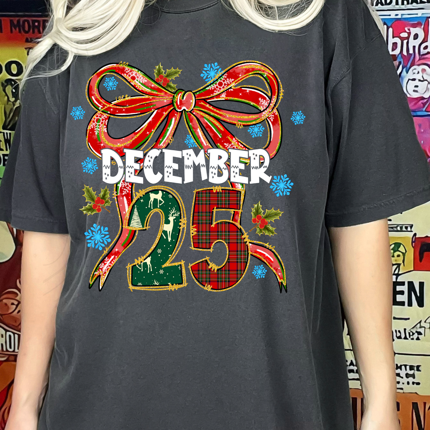 December 25 With Bow Transfer**SOLD SEPARATLEY**