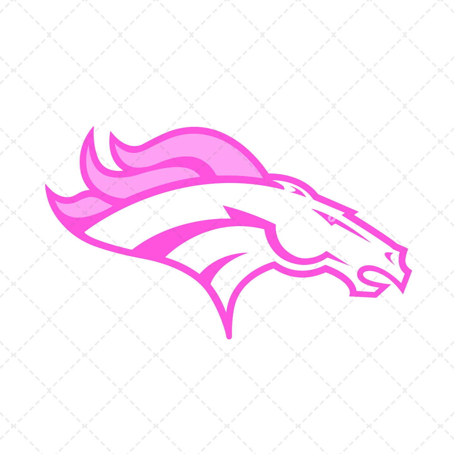 Broncos Pink Transfer