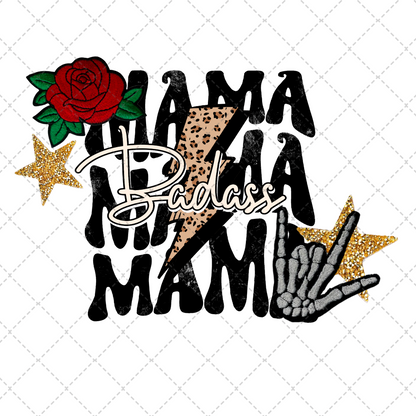 Bada** Mama Faux Patch Transfer