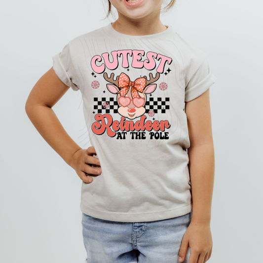 CUTEST REINDEER TRANSFER