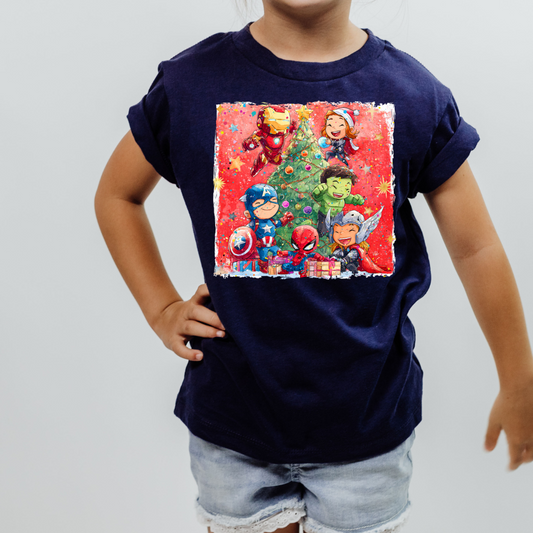 Superhero Christmas Crew Transfer