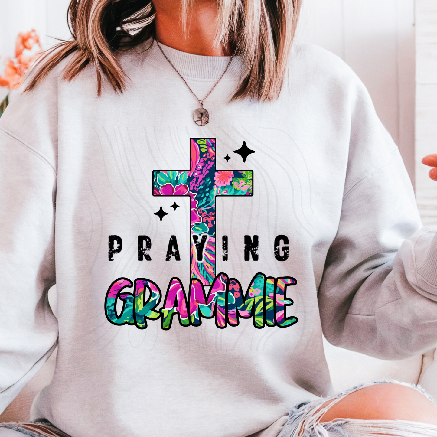 Praying Grammie Transfer**SOLD SEPARATELY**