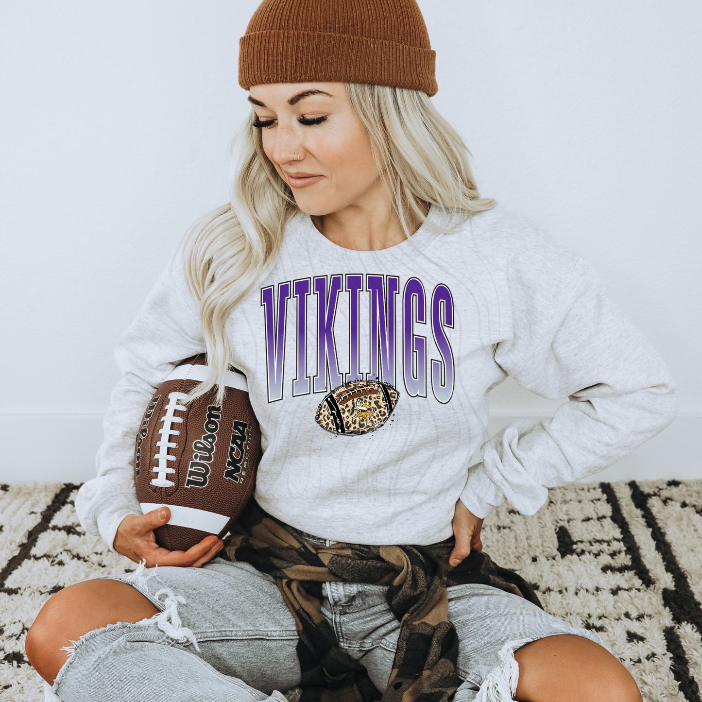 Viking Huge Football Tall Transfer
