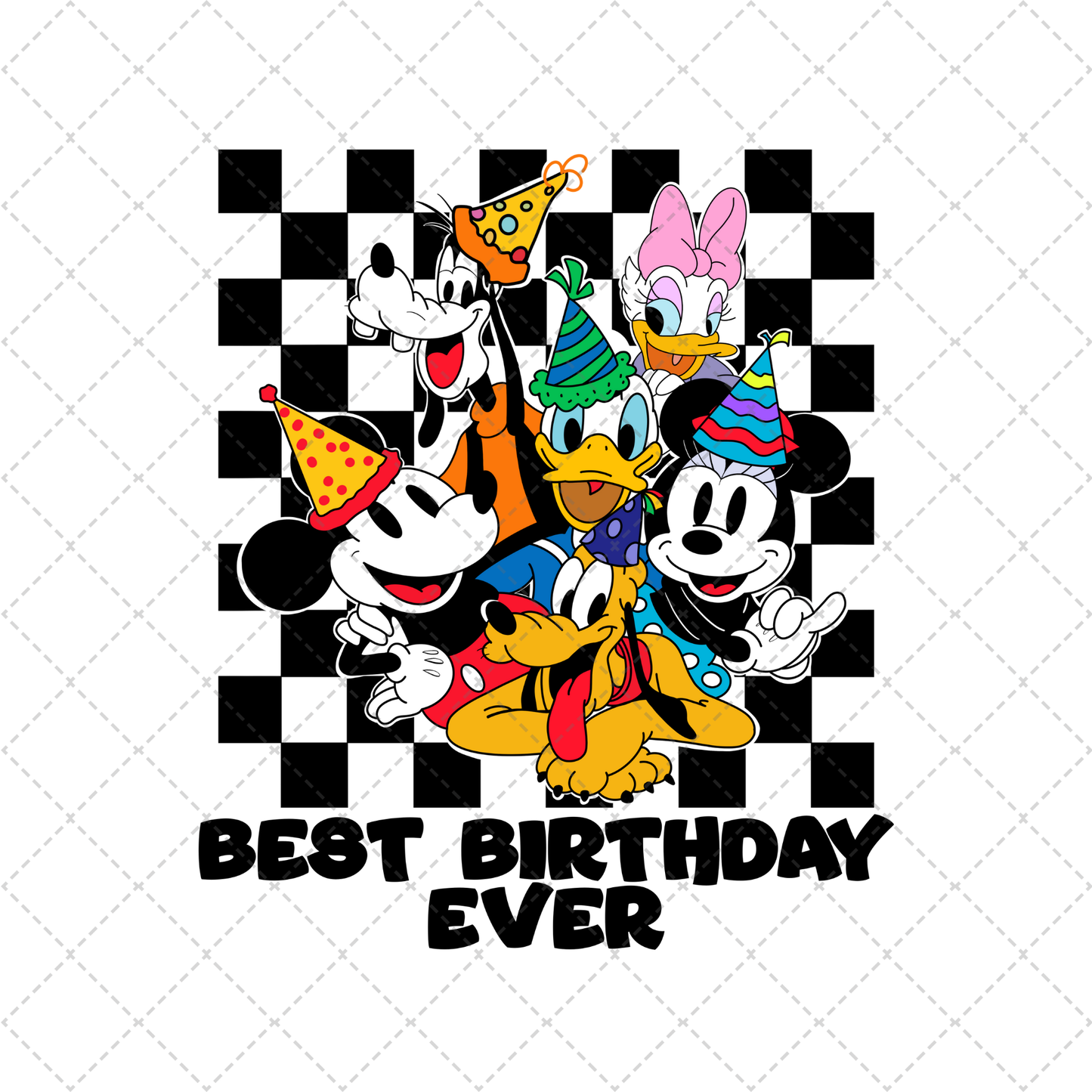 Mouse Best Birthday Transfer