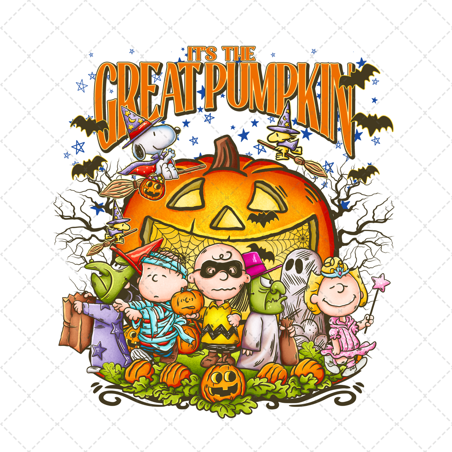 Great Pumpkin Transfer  ** TWO PART* SOLD SEPARATELY**