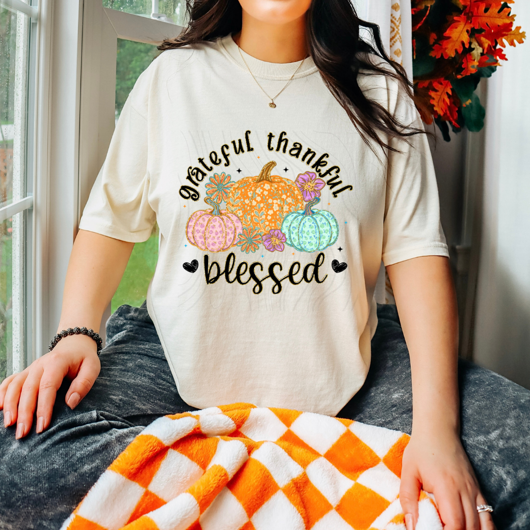 PASTEL GREATFUL BLESSED PUMPKIN TRANSFER