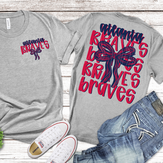 Brave Stacked Bow Transfer *TWO PART**SOLD SEPARATELY**