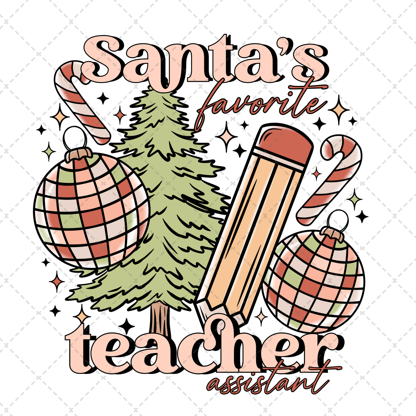 Santa's Fav Teacher Assistant Transfer