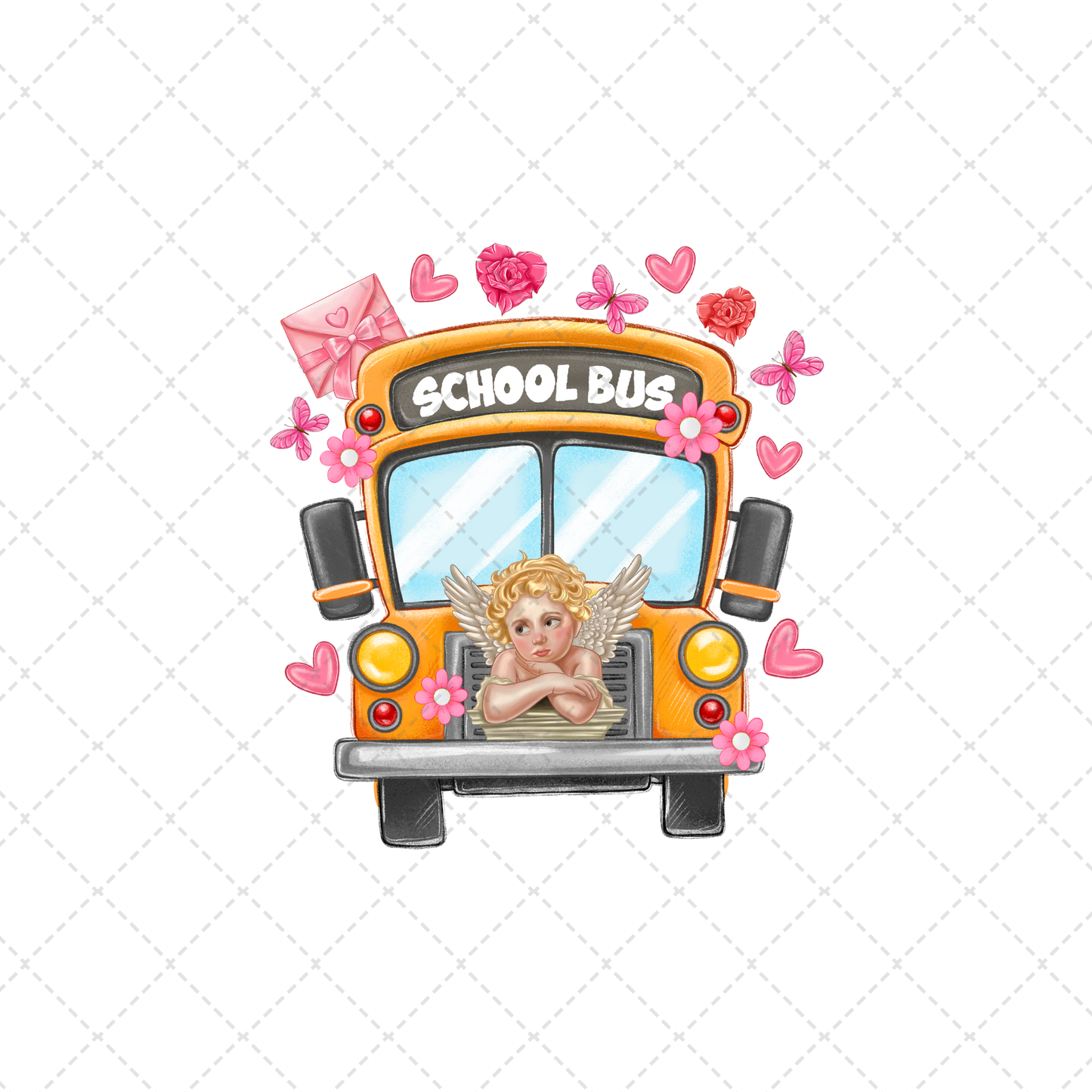 School Bus Valentine Transfer