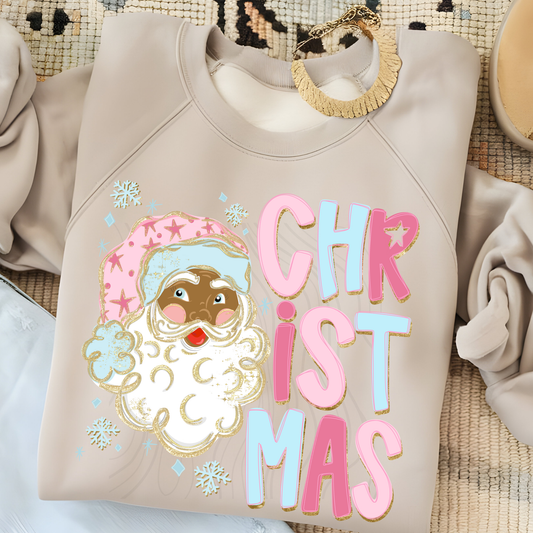 Christmas Santa Doodle Transfer**SOLD SEPARATELY**