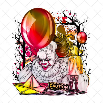 Dancing Clown Transfer