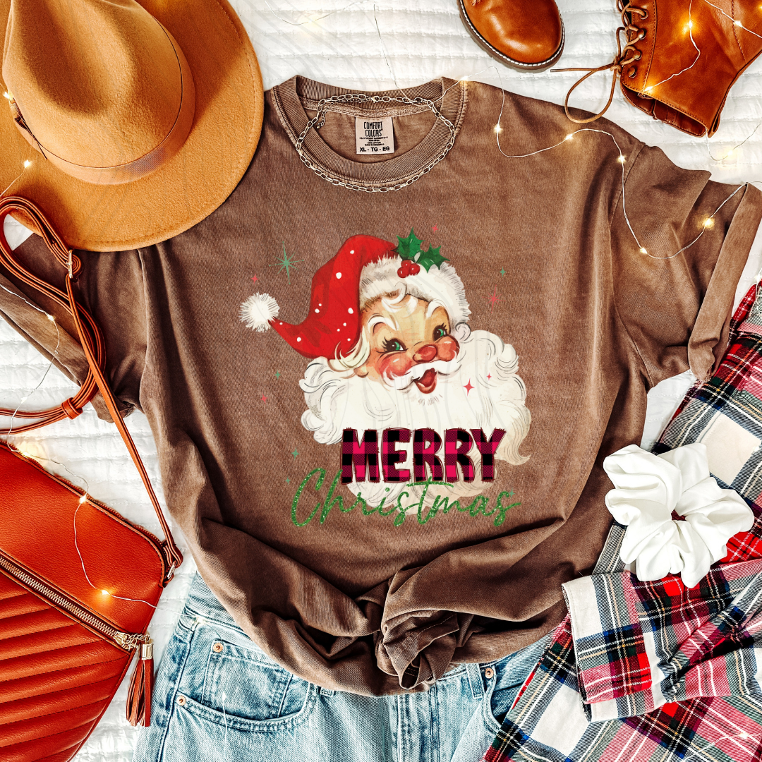 Merry Christmas Santa Transfer