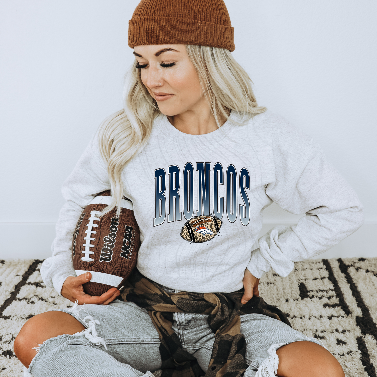 Bronco Huge Football Tall Transfer
