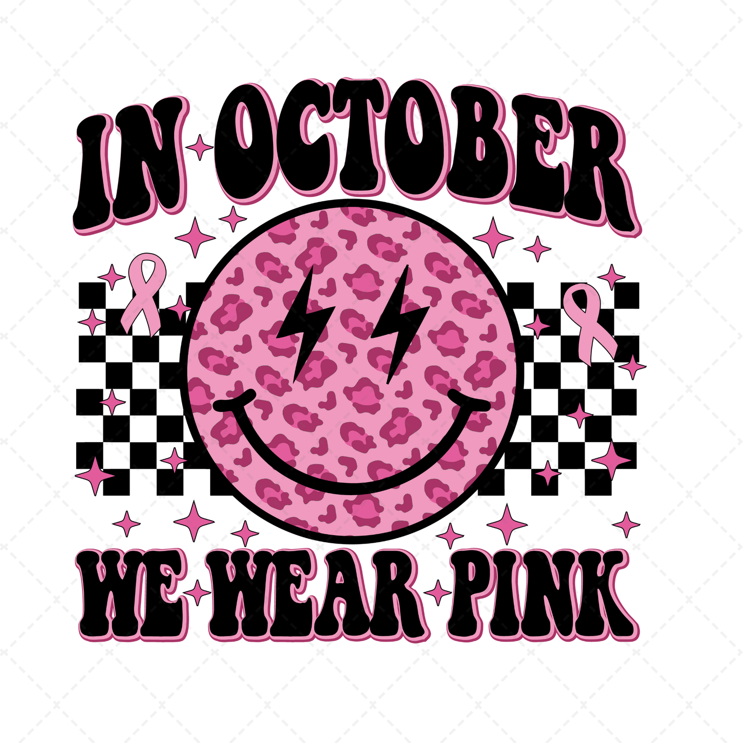 In October We Wear Pink Transfer