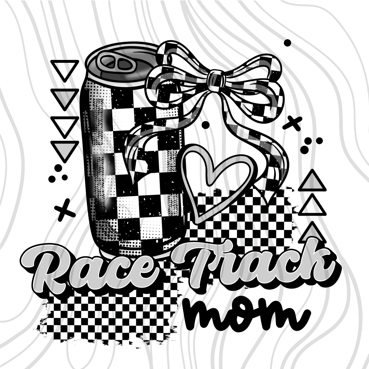 Race Track Mom Drink Can Transfer