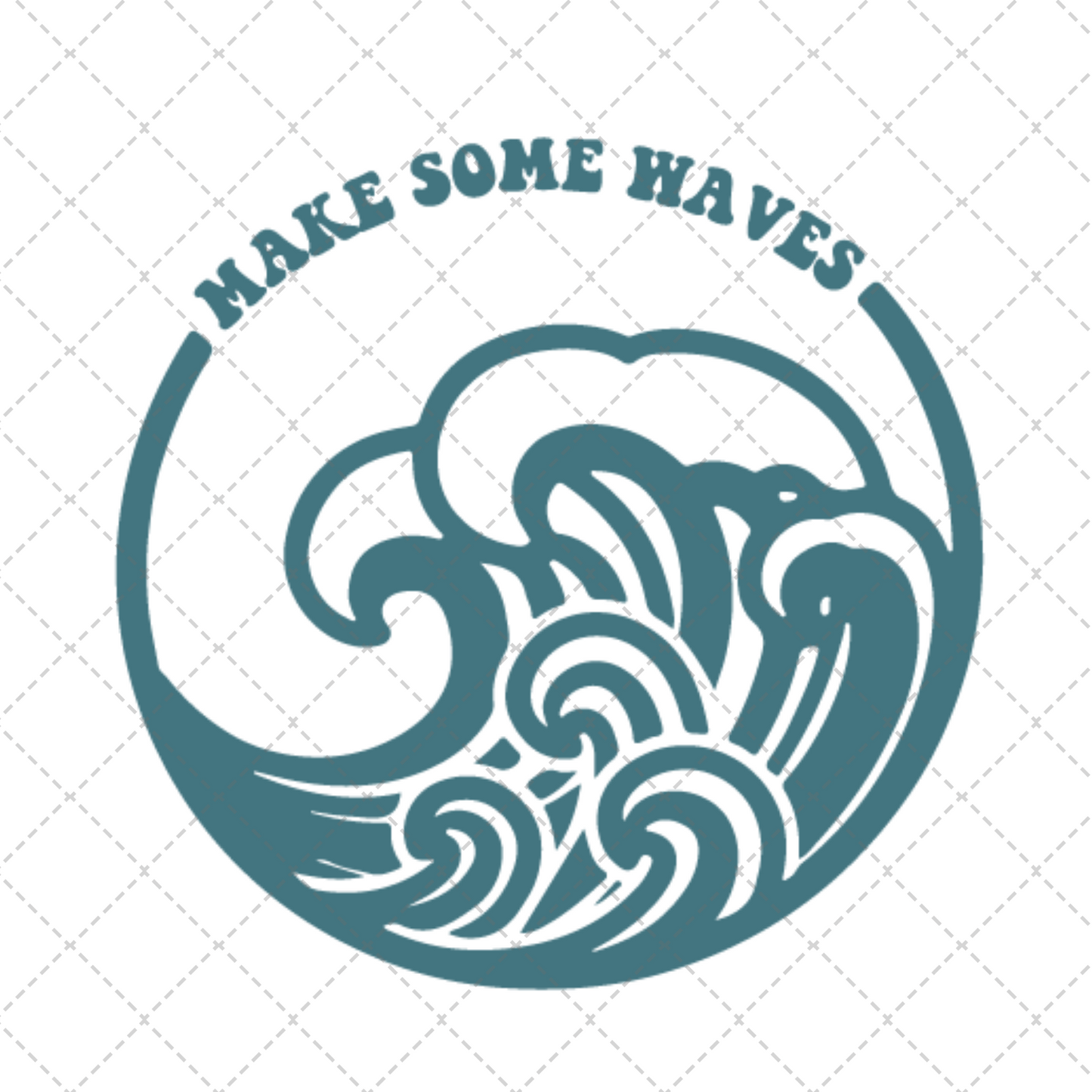 Make Some Waves **TWO PART* SOLD SEPARATELY** Transfer