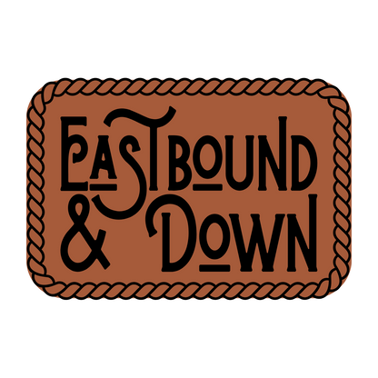 East Bound & Down Leather Patch