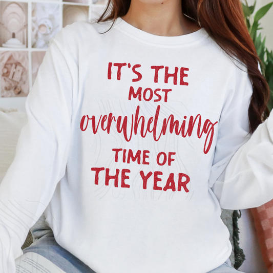 Overwhelming Time Of Year Transfer**SOLD SEPARATLEY**