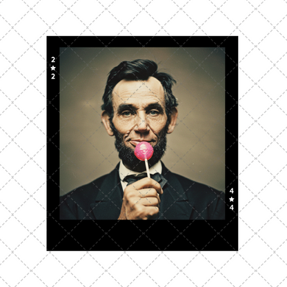 Abe Pink Lollipop Transfer