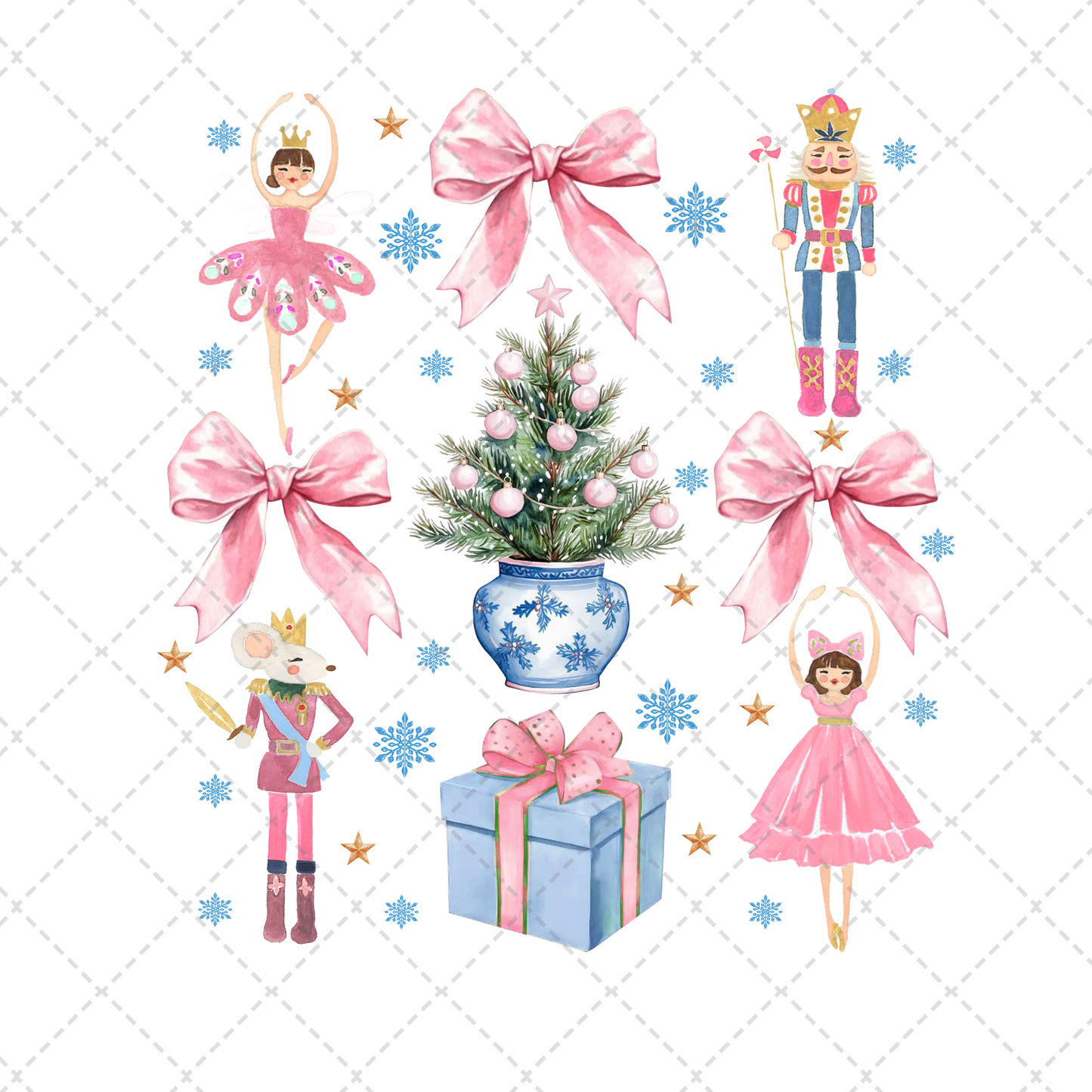 Pink Nutcracker Transfer