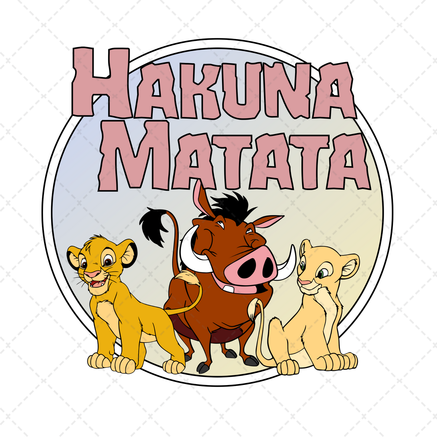 Hakuna Matata Transfer ** TWO PART* SOLD SEPARATELY**