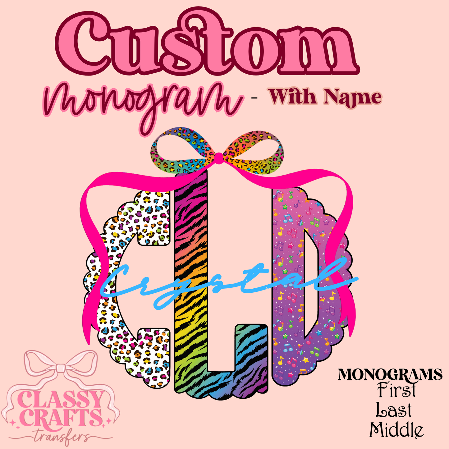 LF Inspired - Custom Monogram Transfer