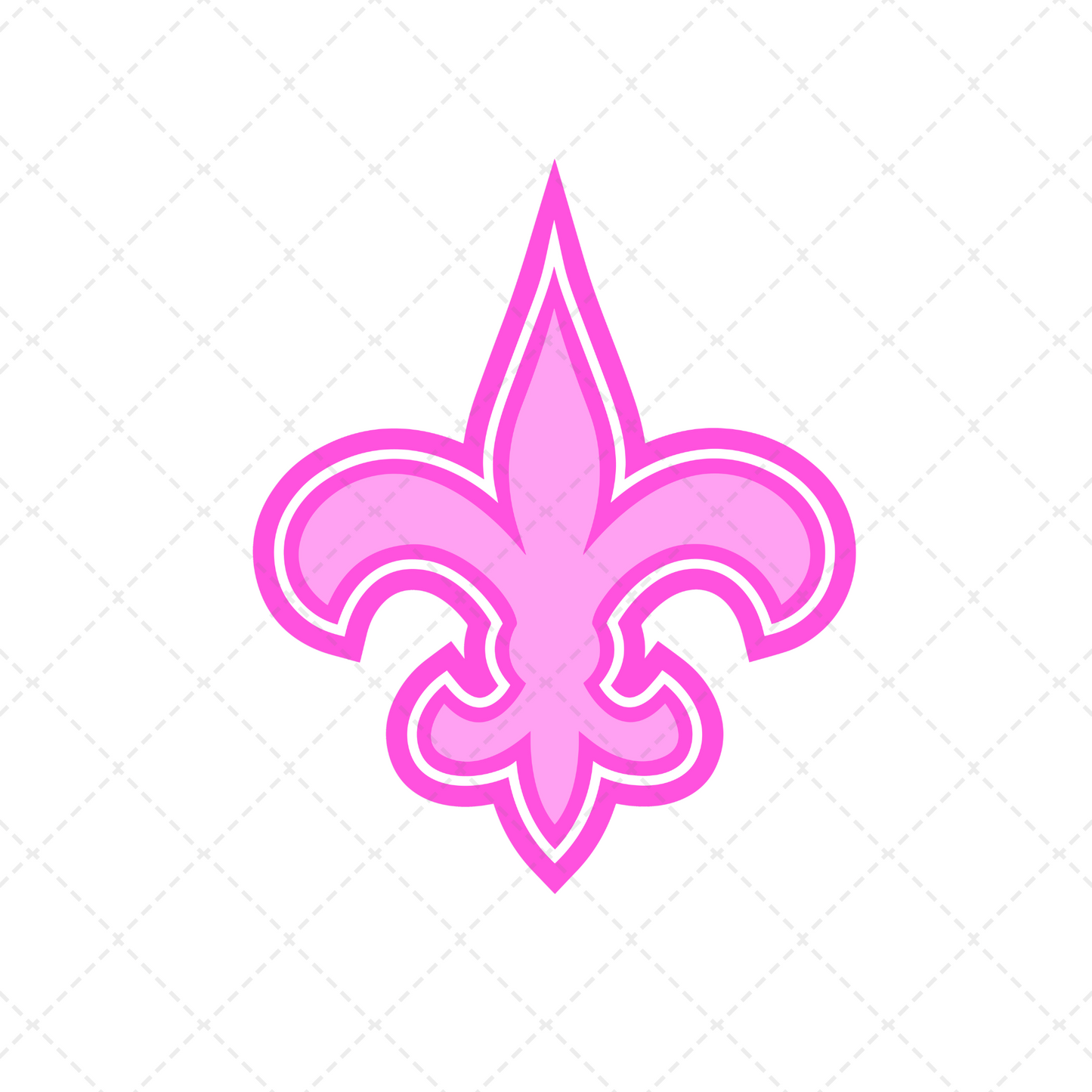 Saints Pink Transfer