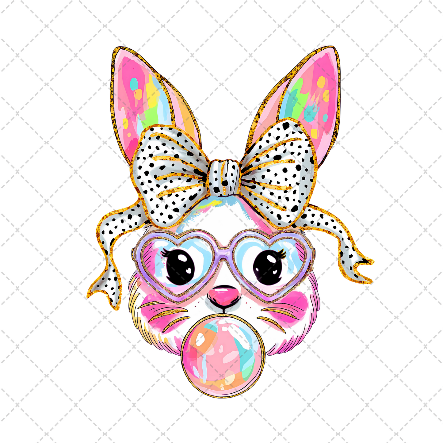 Iridescent Bunny Transfer