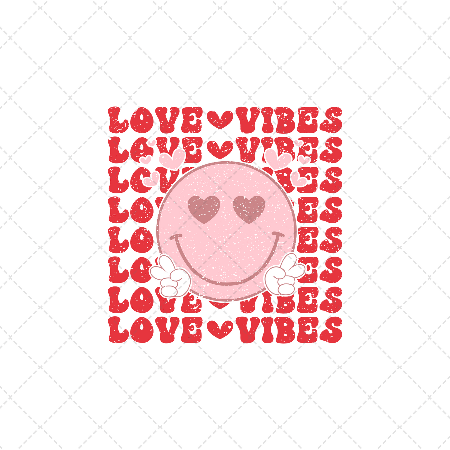 Valentines Love Vibes Transfer