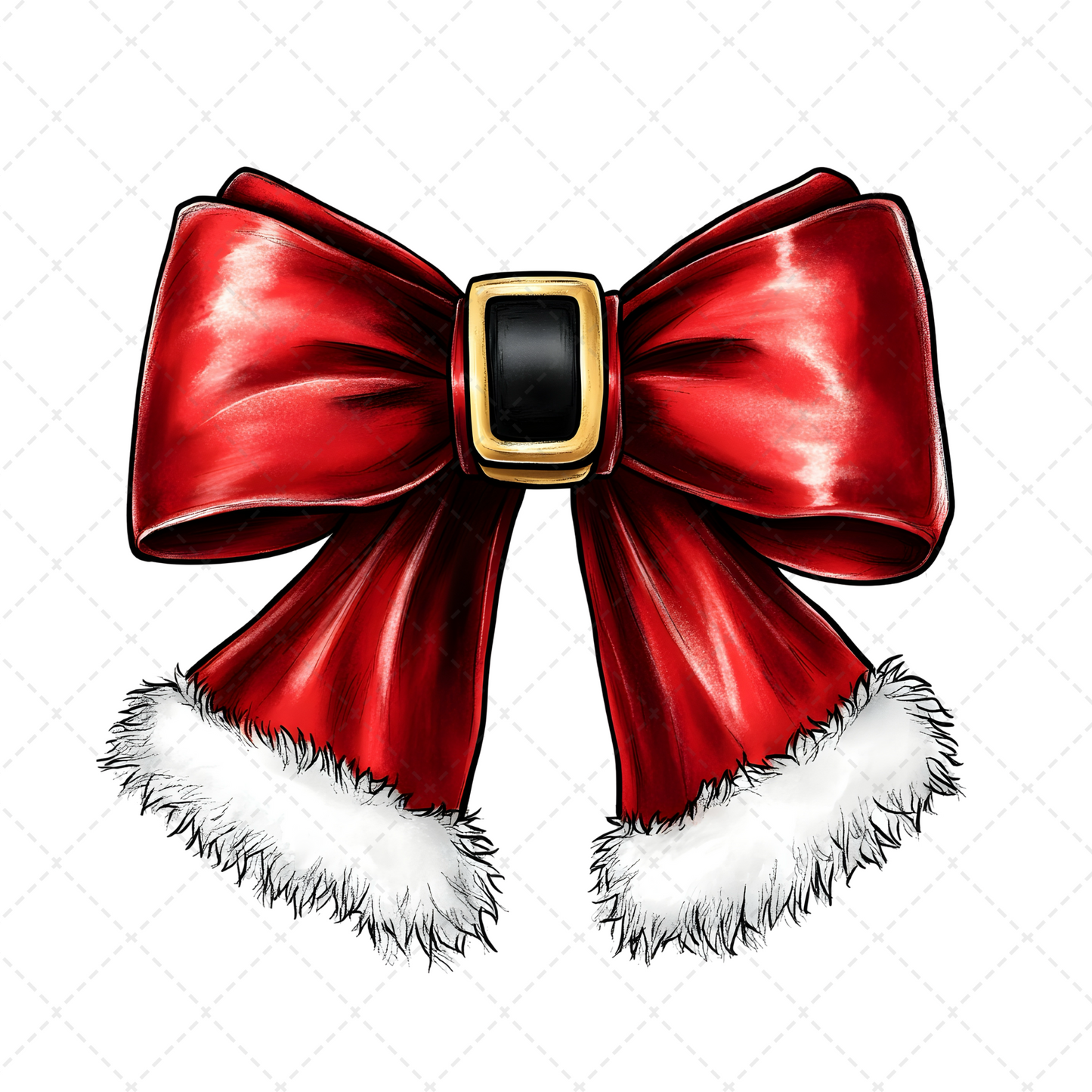 Santa Bow Transfer