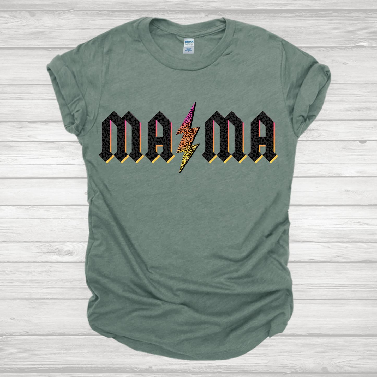 Leopard Mama Multicolor Bolt Transfer